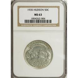 1935 50C Hudson MS63 NGC