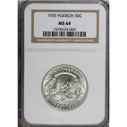 1935 50C Hudson MS64 NGC