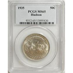 1935 50C Hudson MS65 PCGS