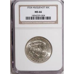 1924 50C Huguenot MS66 NGC