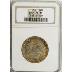 1946 50C Iowa MS65 NGC