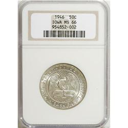 1946 50C Iowa MS66 NGC