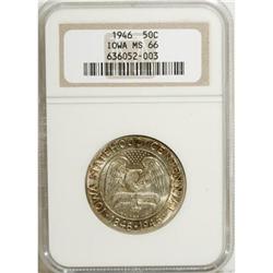 1946 50C Iowa MS66 NGC