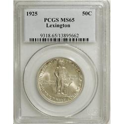1925 50C Lexington MS65 PCGS