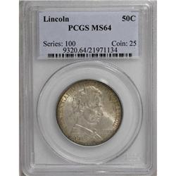 1918 50C Lincoln MS64 PCGS