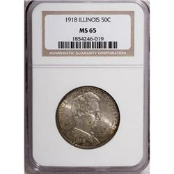 1918 50C Lincoln MS65 NGC