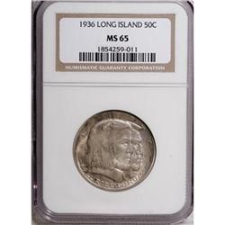 1936 50C Long Island MS65 NGC