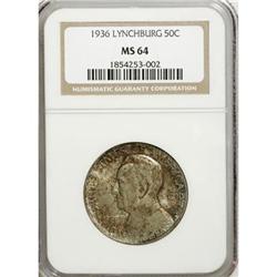 1936 50C Lynchburg MS64 NGC
