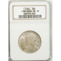 1936 50C Lynchburg MS65 NGC