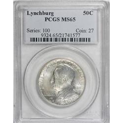 1936 50C Lynchburg MS65 PCGS