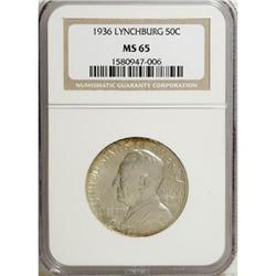 1936 50C Lynchburg MS65 NGC