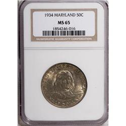 1934 50C Maryland MS65 NGC