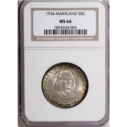 1934 50C Maryland MS66 NGC