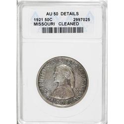 1921 50C Missouri AU50 ANACS