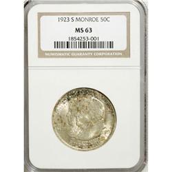 1923-S 50C Monroe MS63 NGC