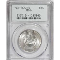 1938 50C New Rochelle MS64 PCGS