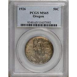 1926 50C Oregon MS65 PCGS