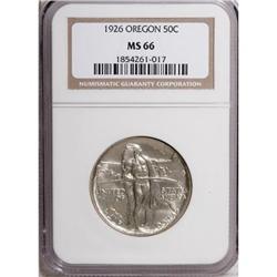 1926 50C Oregon MS66 NGC