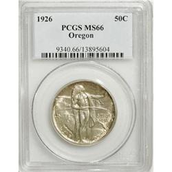 1926 50C Oregon MS66 PCGS