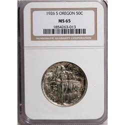 1926-S 50C Oregon MS65 NGC