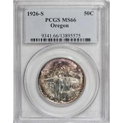 1926-S 50C Oregon MS66 PCGS
