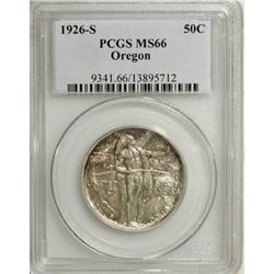 1926-S 50C Oregon MS66 PCGS