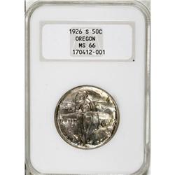 1926-S 50C Oregon MS66 NGC
