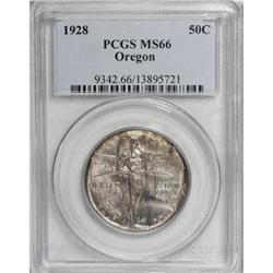 1928 50C Oregon MS66 PCGS