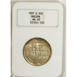 1937-D 50C Oregon MS65 NGC