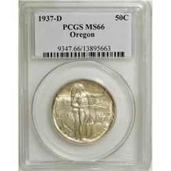 1937-D 50C Oregon MS66 PCGS