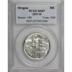 1937-D 50C Oregon MS67 PCGS
