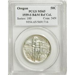 1939-S 50C Oregon MS65 PCGS