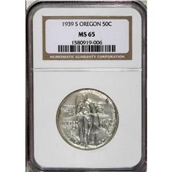 1939-S 50C Oregon MS65 NGC