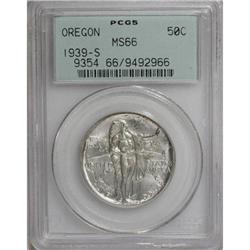 1939-S 50C Oregon MS66 PCGS
