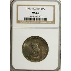 1920 50C Pilgrim MS65 NGC