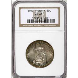 1920 50C Pilgrim MS65 NGC