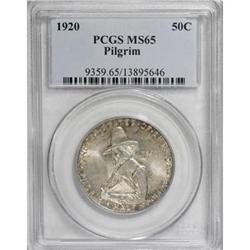 1920 50C Pilgrim MS65 PCGS