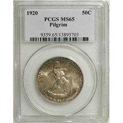 1920 50C Pilgrim MS65 PCGS
