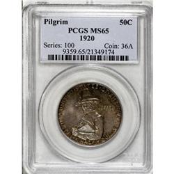 1920 50C Pilgrim MS65 PCGS