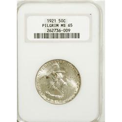 1921 50C Pilgrim MS65 NGC