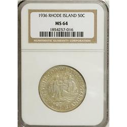 1936 50C Rhode Island MS64 NGC