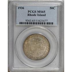 1936 50C Rhode Island MS65 PCGS