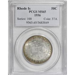 1936 50C Rhode Island MS65 PCGS