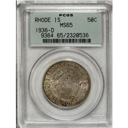 1936-D 50C Rhode Island MS65 PCGS