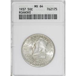 1937 50C Roanoke MS64 ANACS