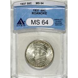1937 50C Roanoke MS64 ANACS