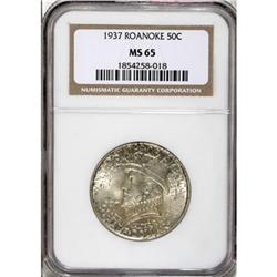 1937 50C Roanoke MS65 NGC