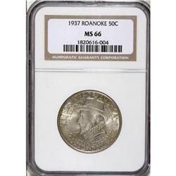 1937 50C Roanoke MS66 NGC