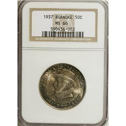1937 50C Roanoke MS66 NGC