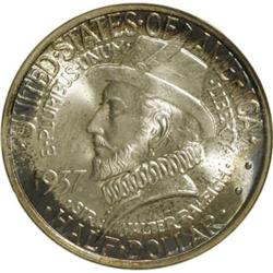 1937 50C Roanoke MS66 NGC